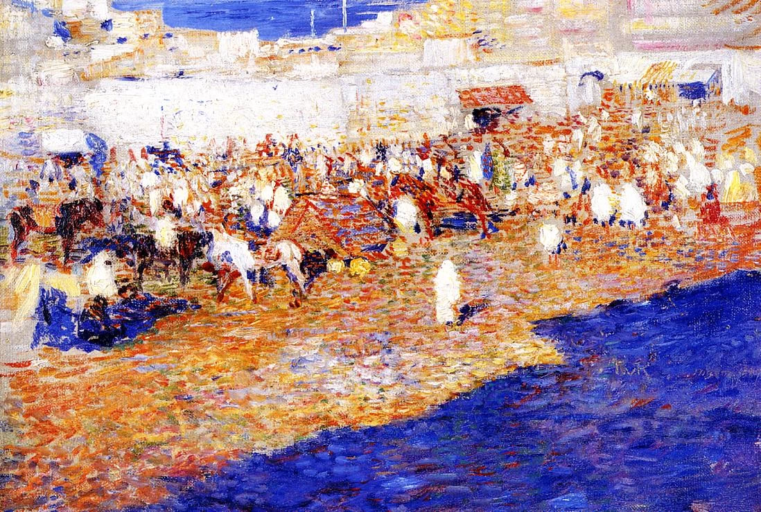 Mercato marocchino, 1887